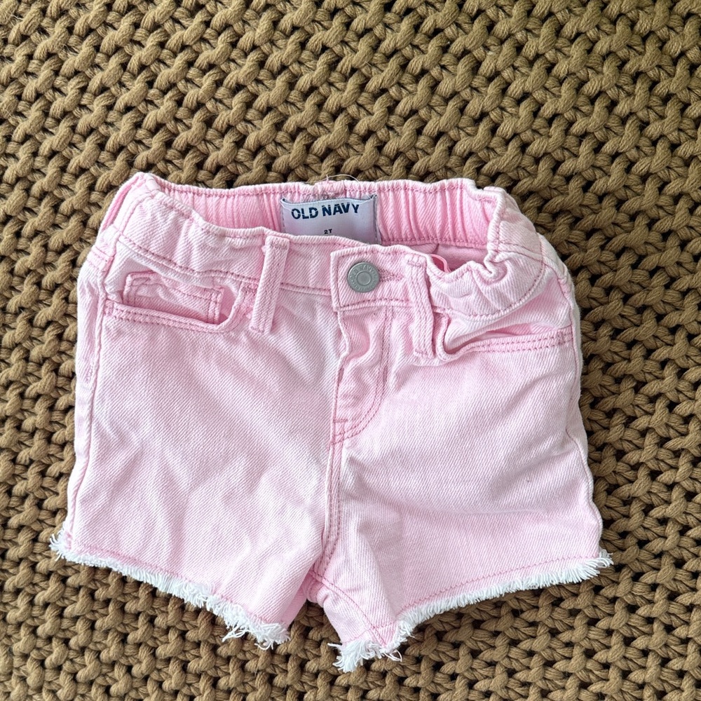 Old Navy Light Pink Kids Shorts